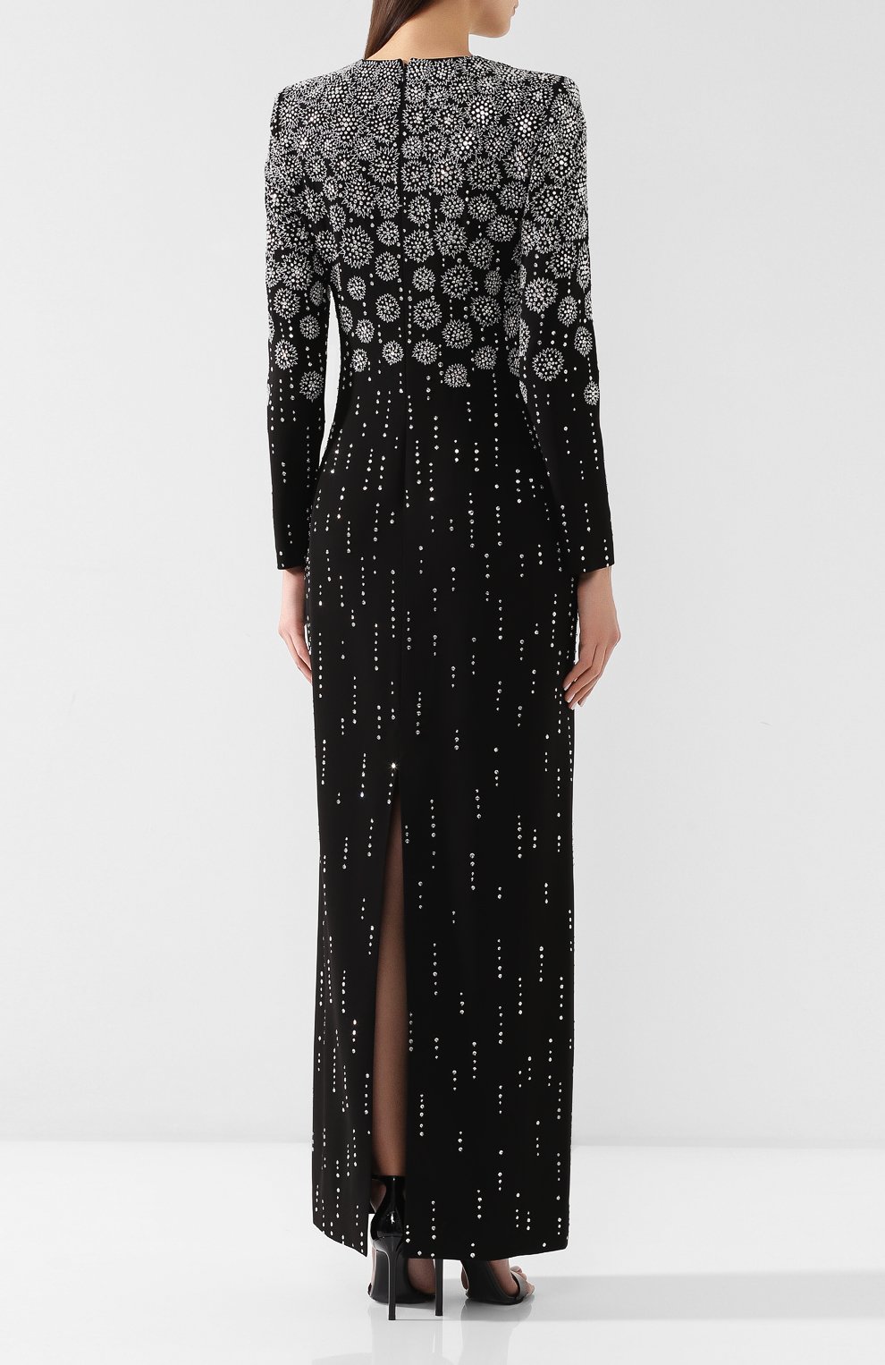 Платье-макси GIVENCHY черного цвета по цене 957000 руб., арт. BW20FVG087, фото 4 Платье-макси GIVENCHY, арт. BW20FVG087, фото 4