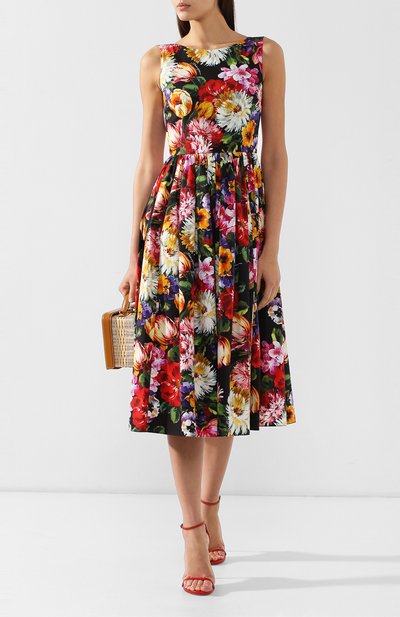 Хлопковое платье DOLCE & GABBANA, арт. F67Q7T/HS5DS, фото 2