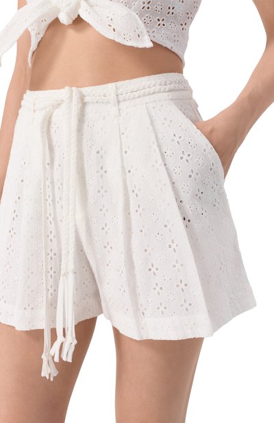 Хлопковые шорты POUPETTE ST BARTH, арт. WHNR25Z0WIN, фото 5