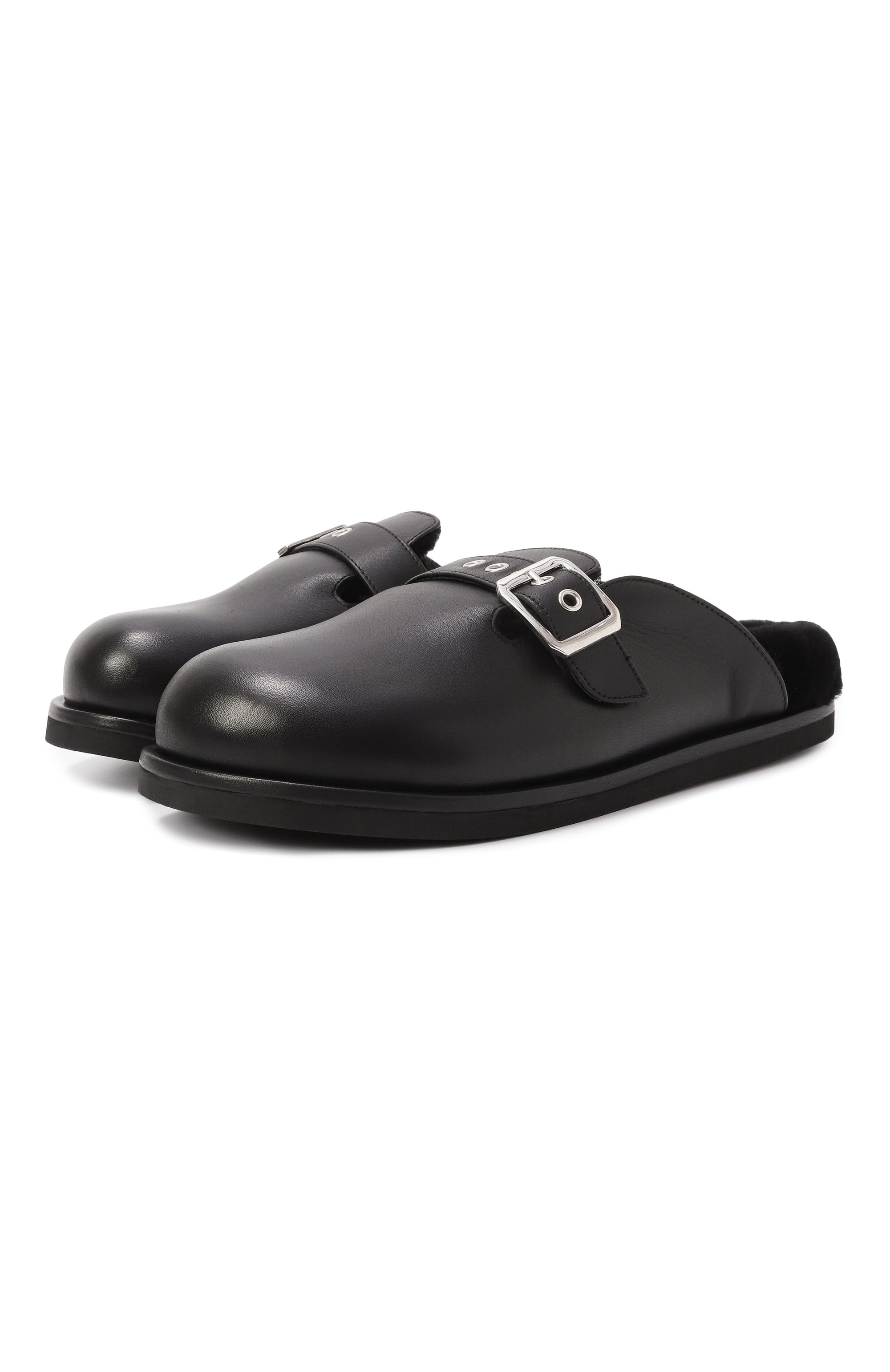 Кожаные сабо MATTIA CAPEZZANI, арт. W457/VITELL0+FUR, фото 1