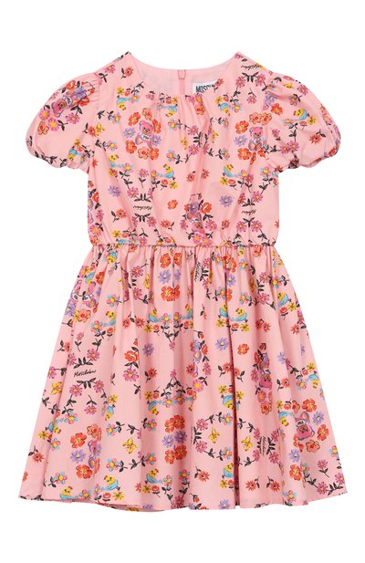Хлопковое платье MOSCHINO, арт. HDV0G4/LLB42/4-8