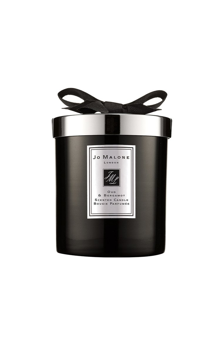 Свеча ароматная oud & bergamot JO MALONE LONDON бесцветного цвета, арт. L3FA-01 | Фото 1 (Статус проверки: Проверена категория; Региональные ограничения белый список (Axapta Mercury): Не проставлено; Нос: Не проставлено; Ограничения дост�авки: flammable, fragile-2)