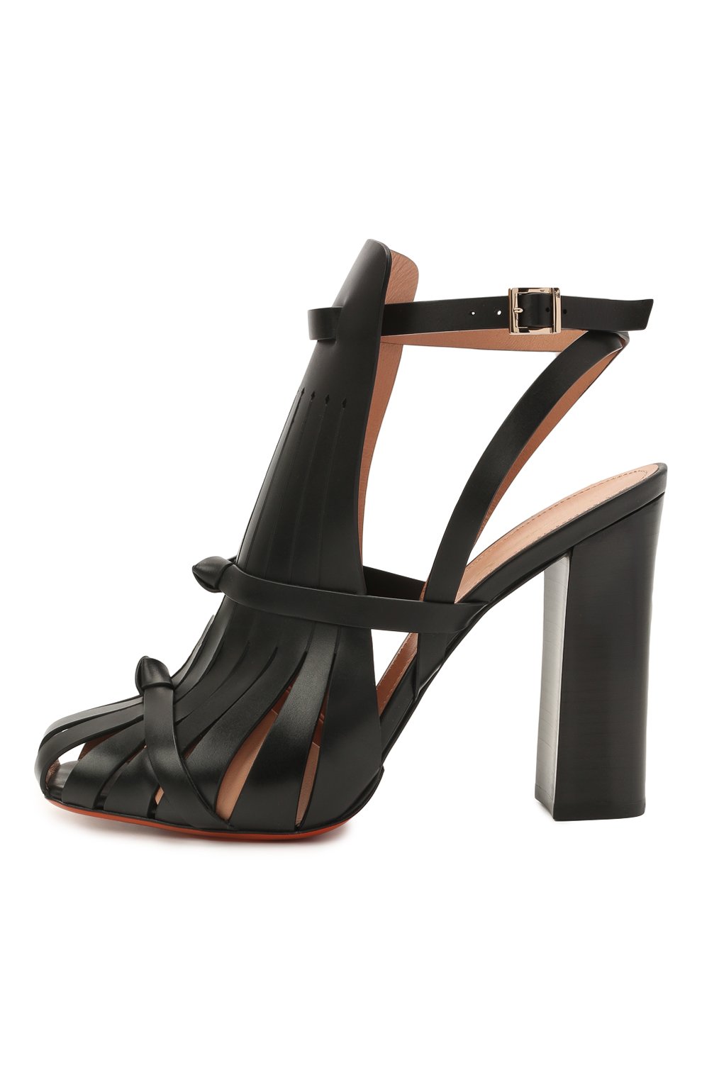 Кожаные босоножки SANTONI, арт. WDGQ59317HA1NBGNN01, фото 3