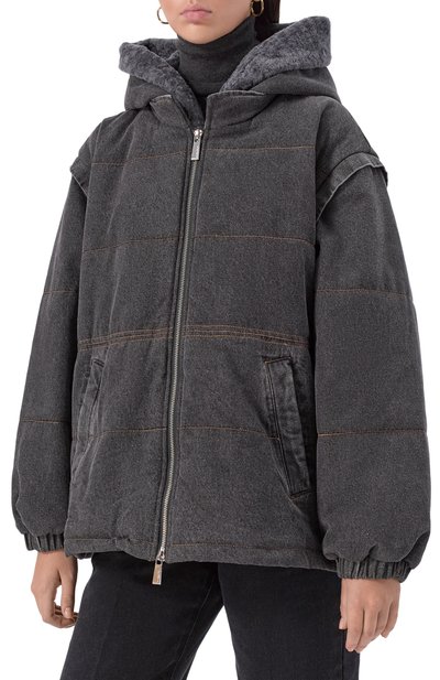 Джинсовый пуховик MAX AND MOI, арт. H25DEVA, фото 3