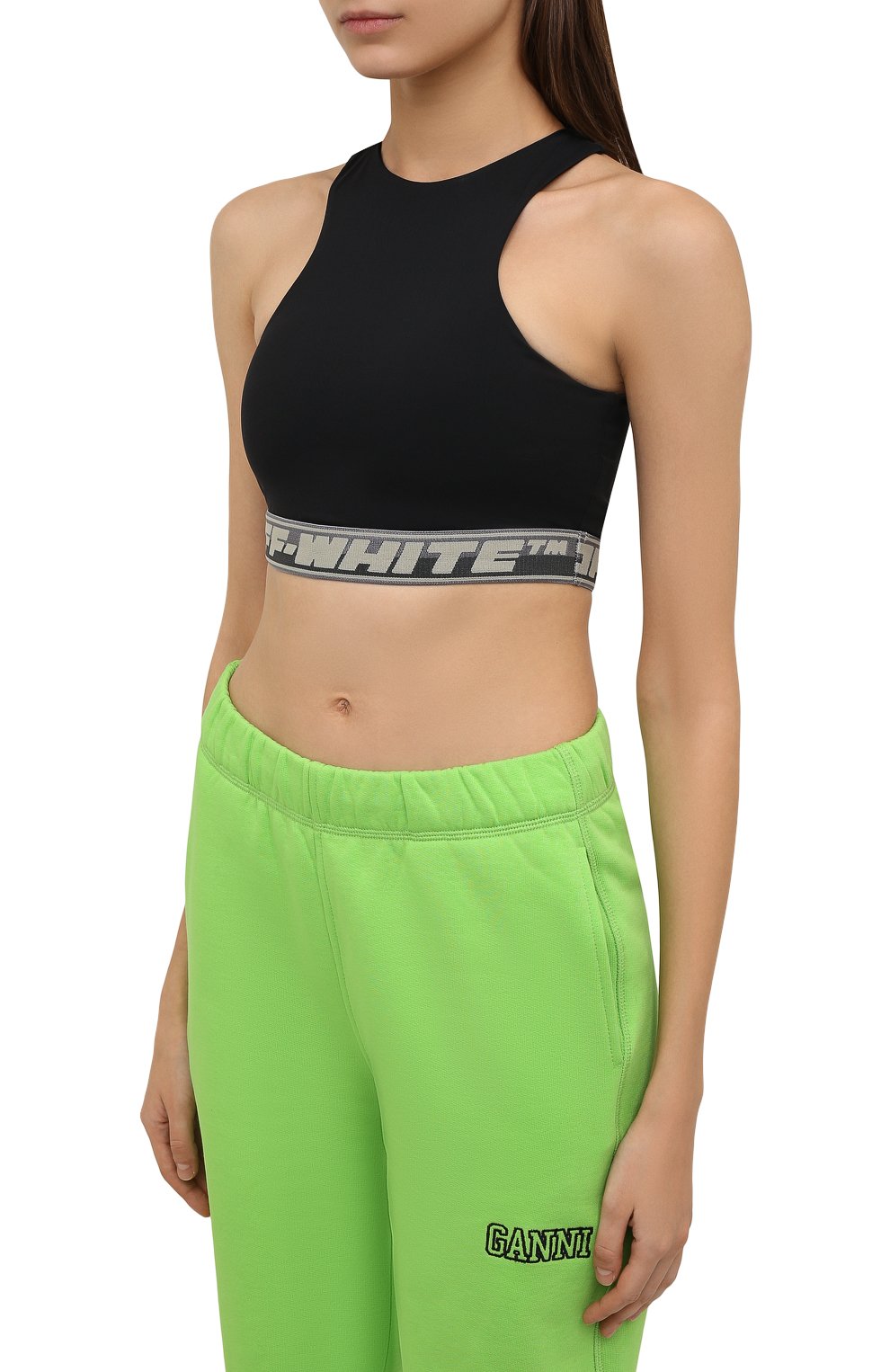 Бра-топ OFF-WHITE черного цвета по цене 27850 руб., арт. 0WV0039F21JER001, фото 3 Бра-топ OFF-WHITE, арт. 0WV0039F21JER001, фото 3