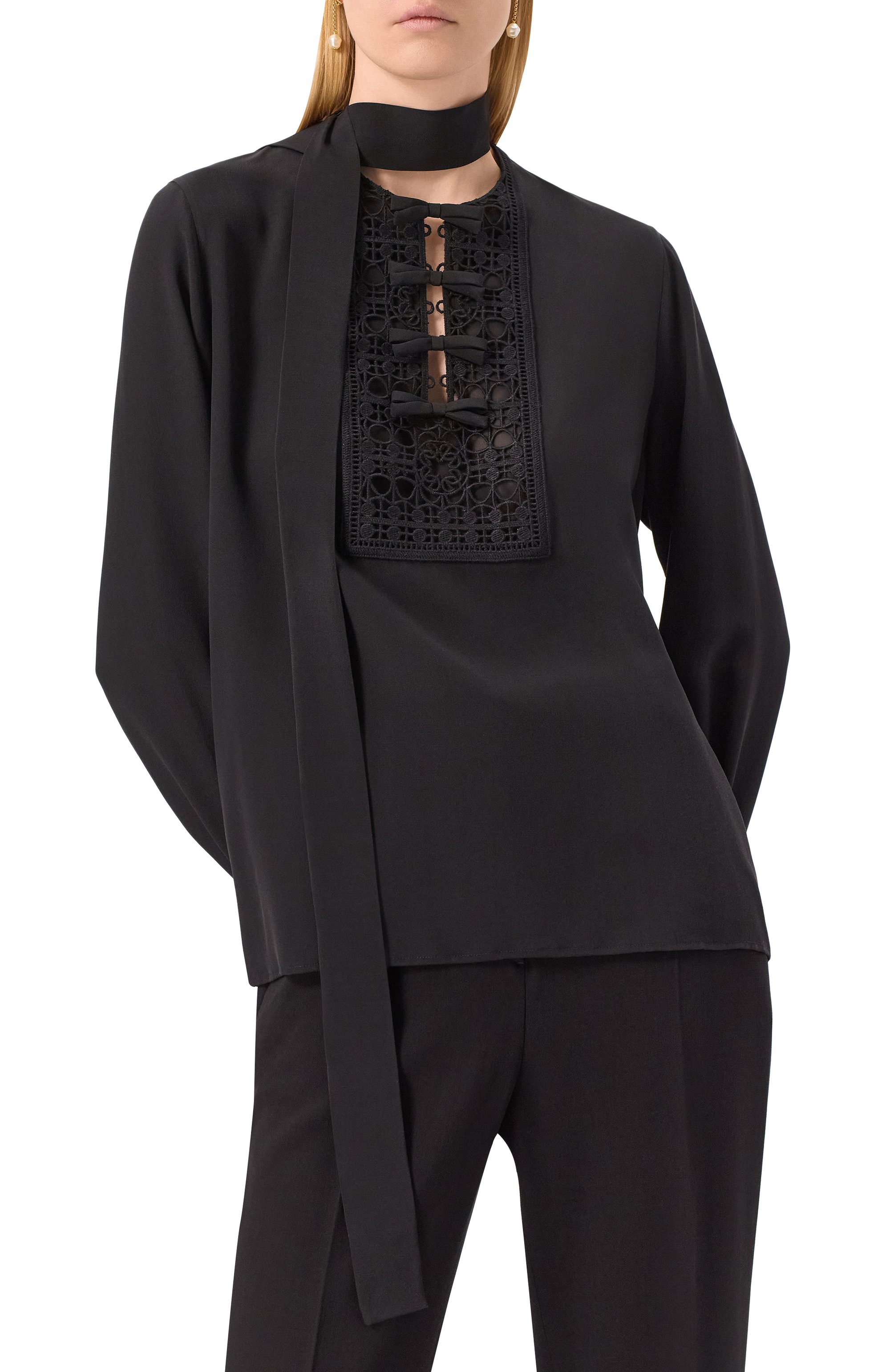 Шелковая блузка ELIE SAAB, арт. T0168, фото 3