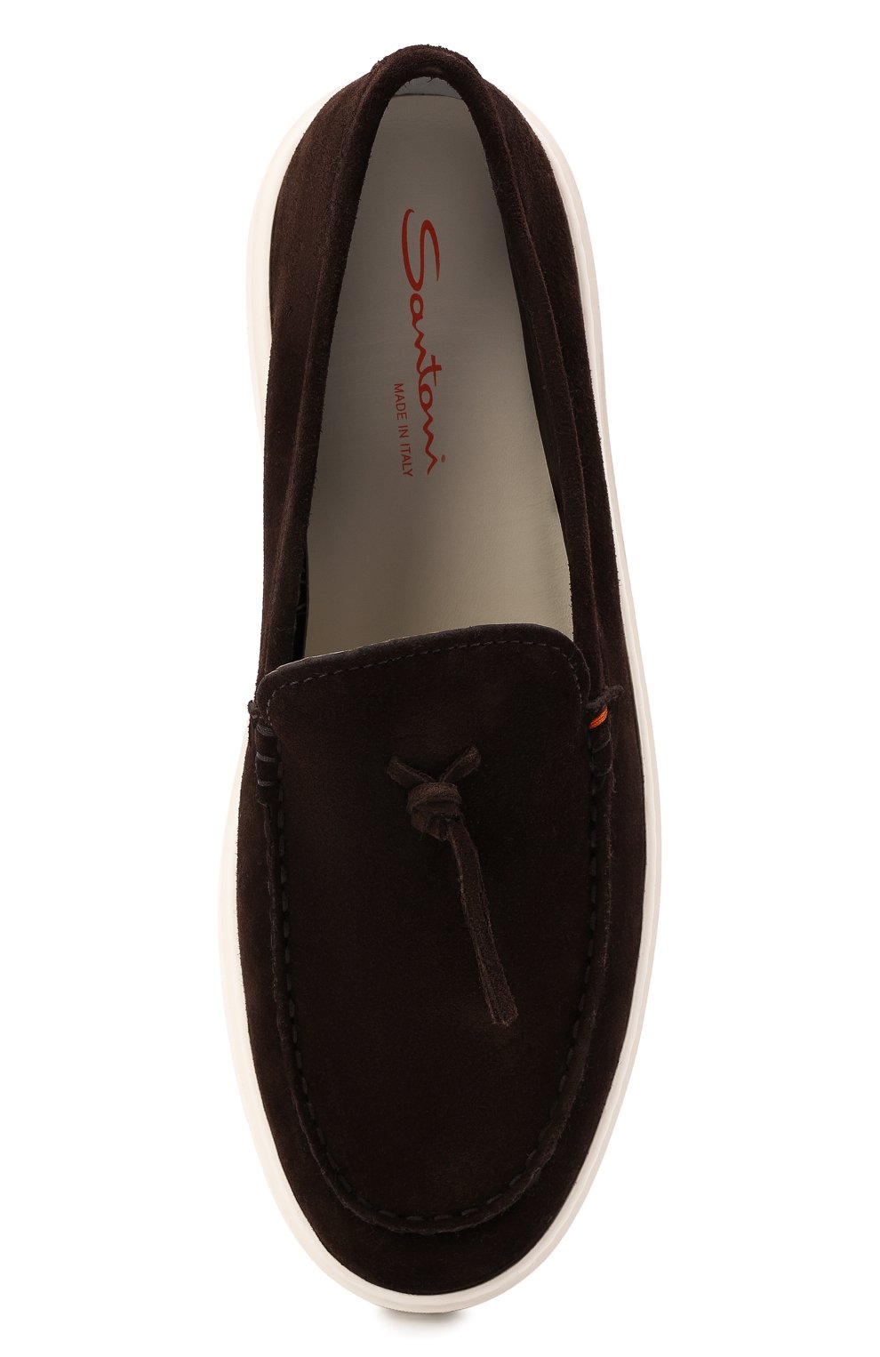 Замшевые слипоны SANTONI, арт. MBCD21439BARCEGCT50, фото 6