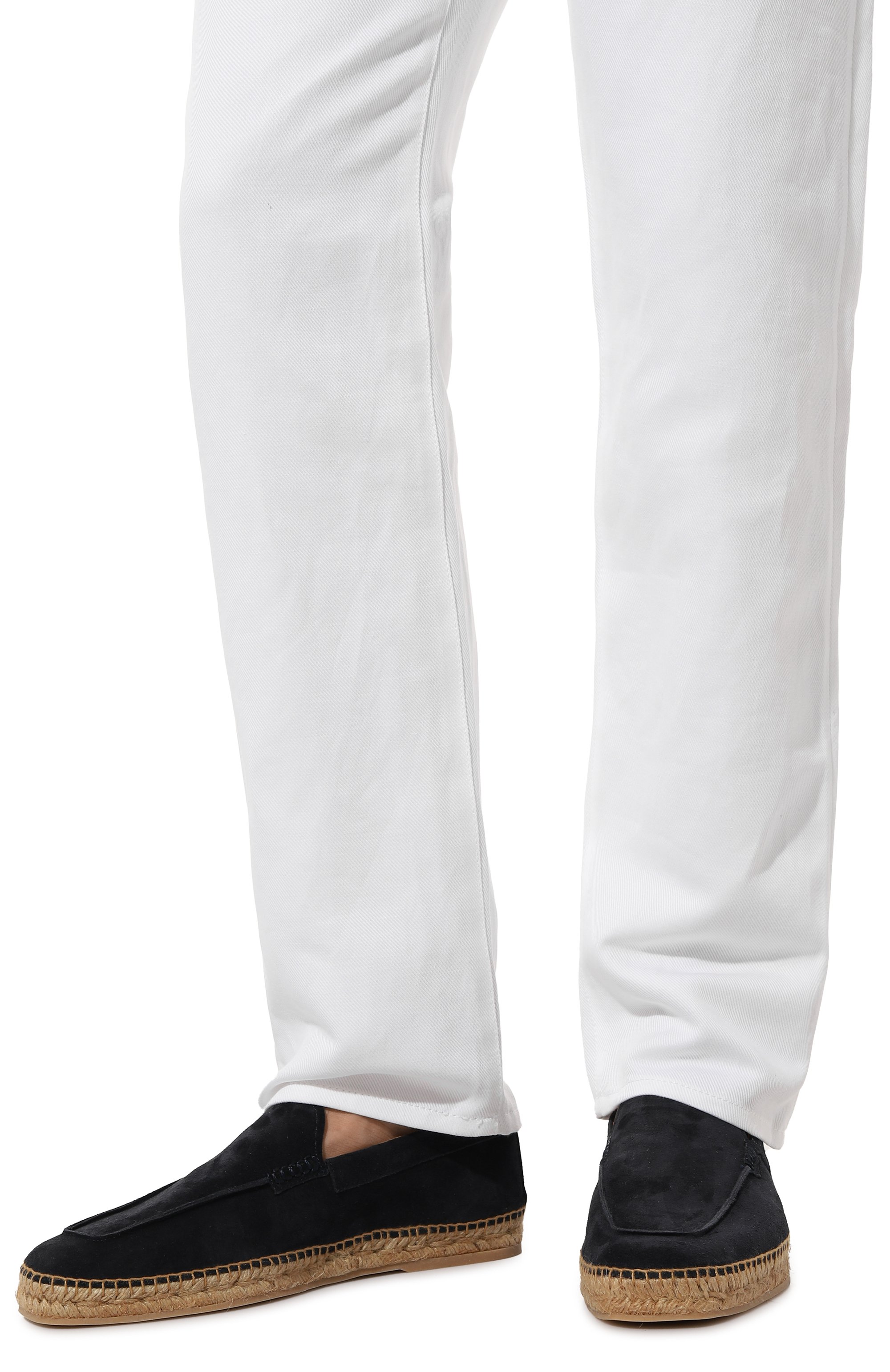 Замшевые эспадрильи KITON, арт. USSA071N01038, фото 3