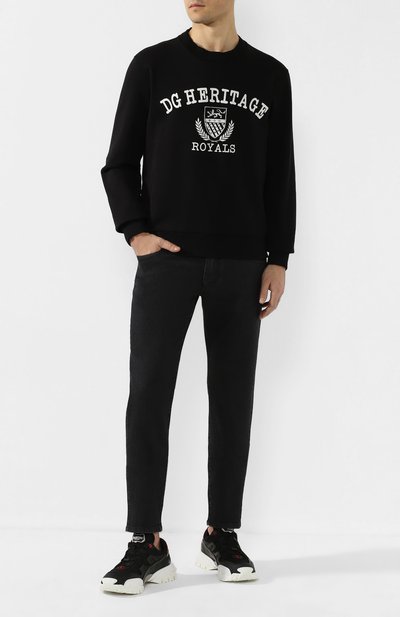 Хлопковый свитшот DOLCE & GABBANA, арт. G9QI1T/FU7DU, фото 2