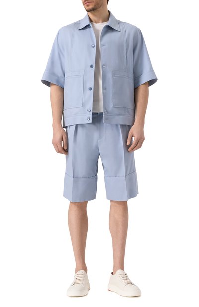 Шорты из хлопка и шелка MVST, арт. 25E/X1P/0/D041/0207, фото 2