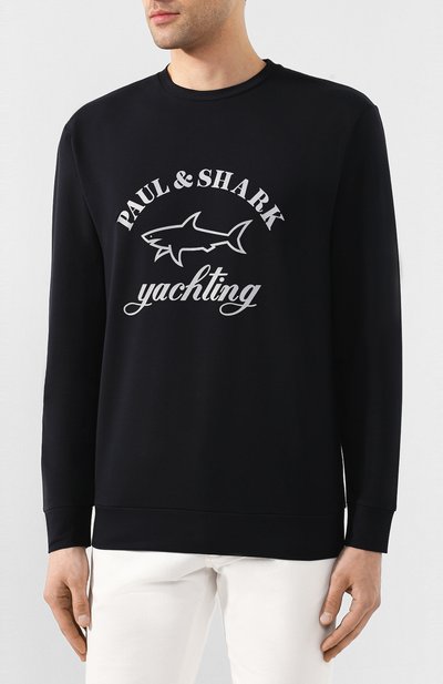 Хлопковый свитшот PAUL&SHARK, арт. P20P1801, фото 3