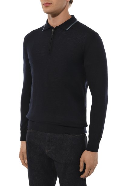 Шерстяное поло CANALI, арт. C1045/MK02148, фото 3