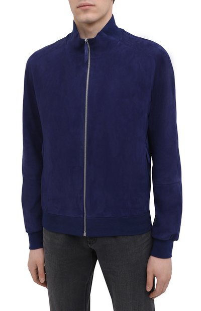 Замшевый бомбер ANDREA CAMPAGNA, арт. 60600E5722600, фото 3