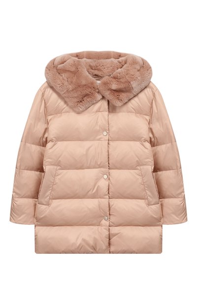Пуховик с меховой отделкой YVES SALOMON ENFANT, арт. 20WEV034XXNY8X/8-10, фото 1
