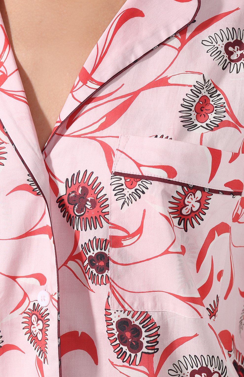 Хлопковая пижама с принтом YOLKE, арт. AW18-02C-PV-RA, фото 6