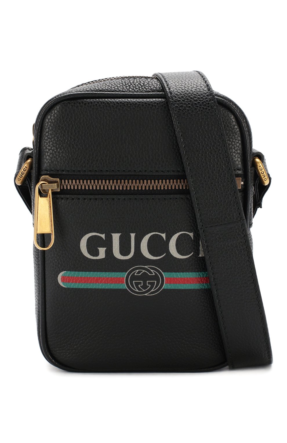 Кожаная сумка gucci print GUCCI, арт. 574803/0Y2AT, фото 5