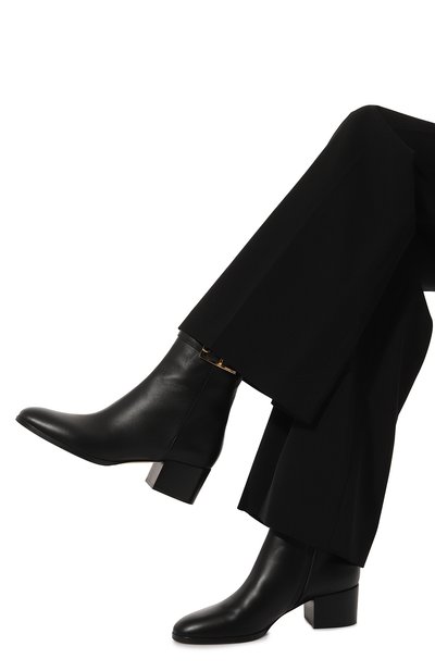 Кожаные ботильоны sr nora 45 SERGIO ROSSI, арт. B09310/MNAN07, фото 3