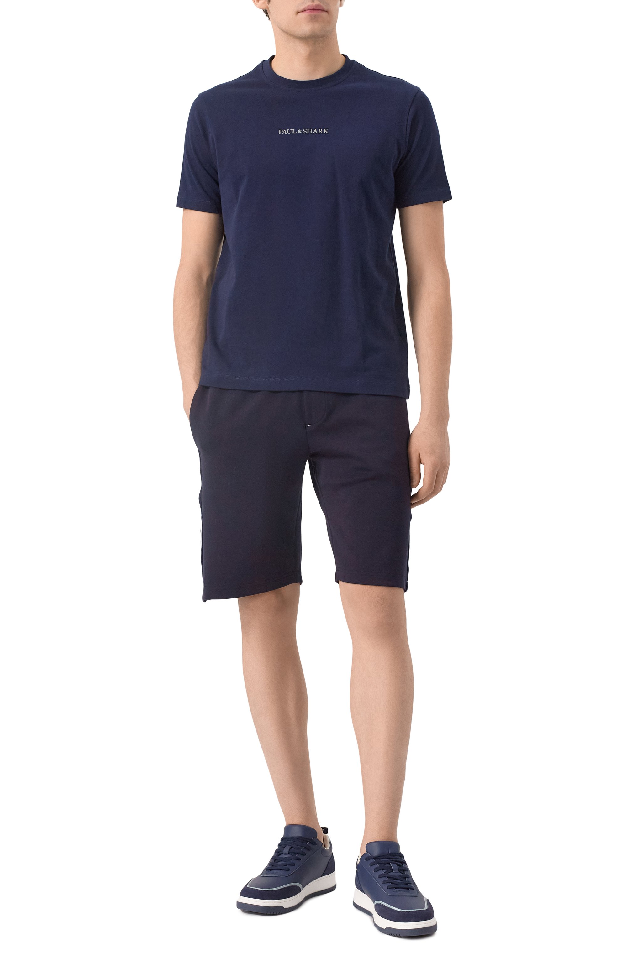 Хлопковая футболка PAUL&SHARK, арт. 25411088/M, фото 2