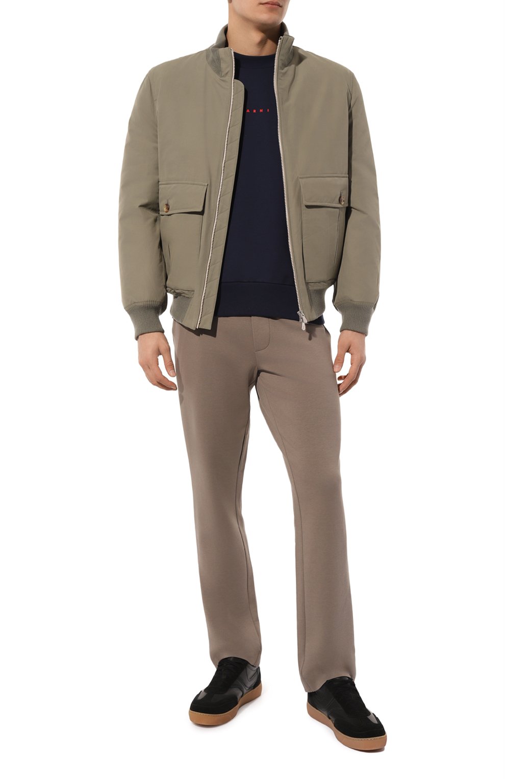 Хлопковый свитшот MARNI, арт. FUMU0074P9/USCU87, фото 2