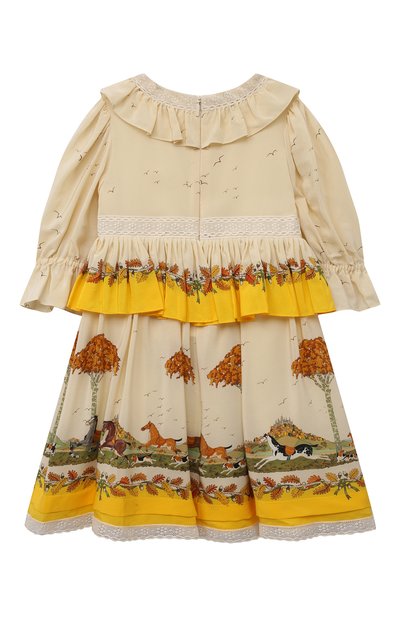 Шелковое платье GUCCI, арт. 590555 ZADAO, фото 2