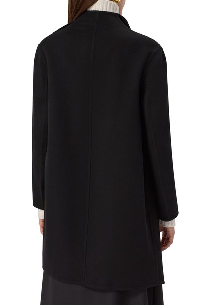 Кашемировое полупальто KITON черного цвета по цене 956500 руб., арт. D60611DK05I3805, фото 4 Кашемировое полупальто KITON, арт. D60611DK05I3805, фото 4
