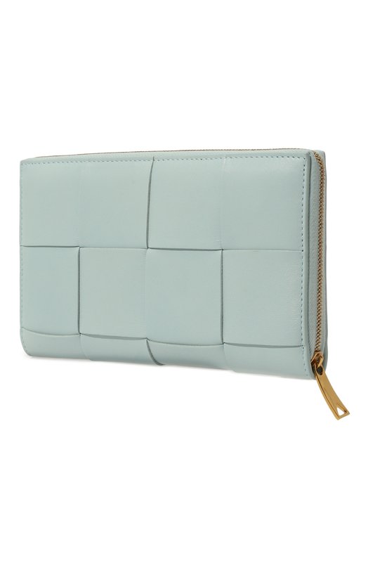 Кожаный кошелек Bottega Veneta 750259/VCQC1 Голубой  750259/VCQC1 Фото 2
