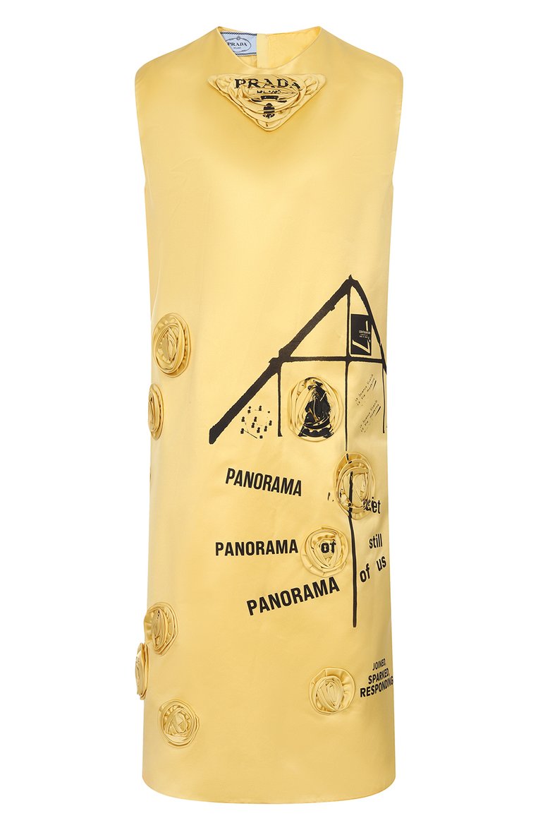 Атласное платье PRADA, арт. P3D89R-1YRE-F0YXI, фото 1