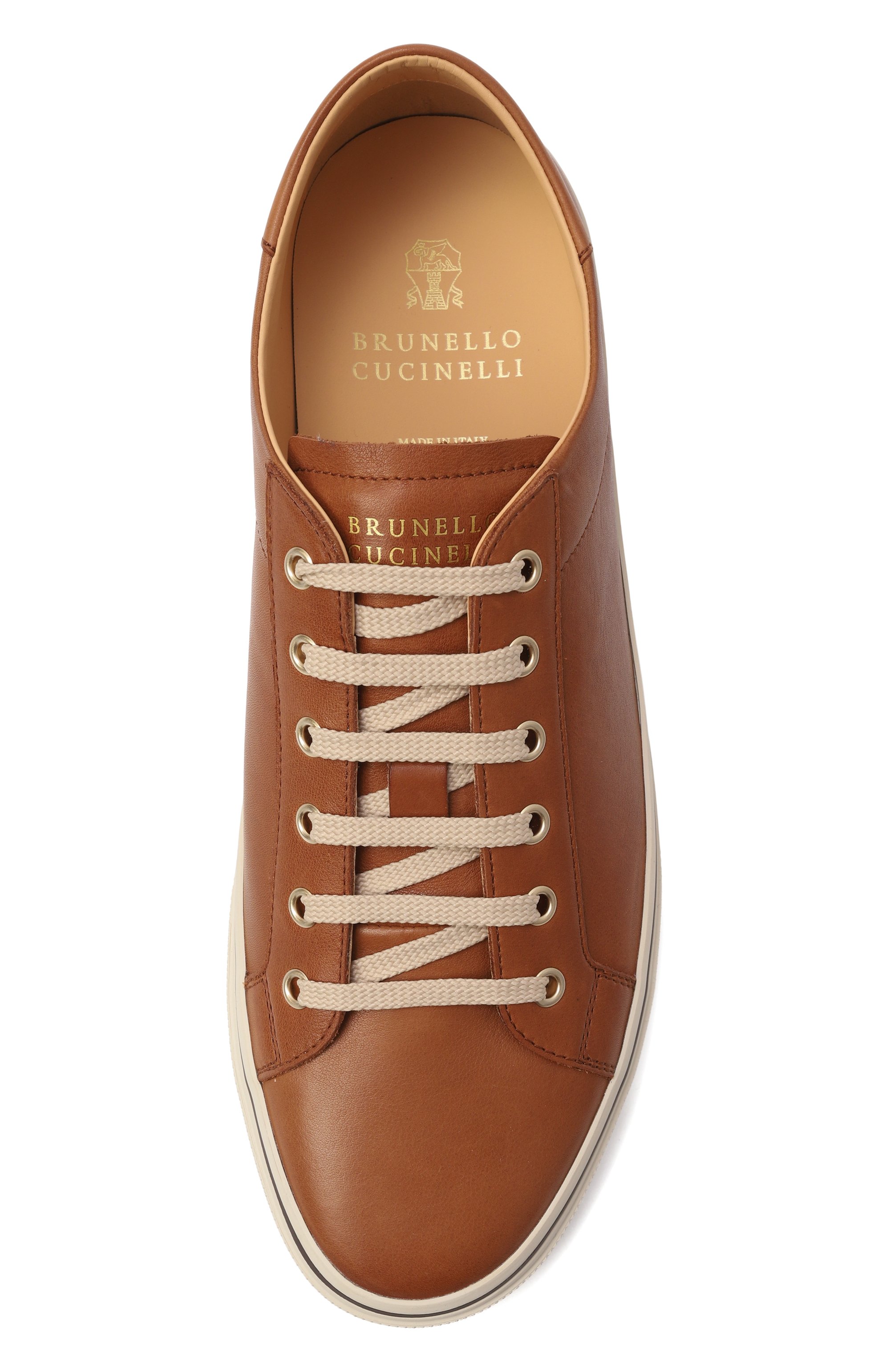 Кожаные кеды BRUNELLO CUCINELLI, арт. MZUSASP341, фото 6