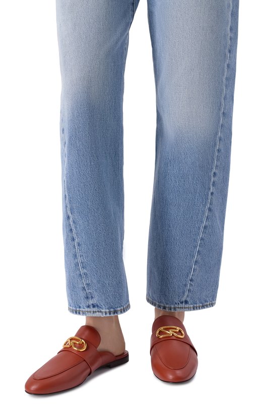 Кожаные сабо Surge Sergio Rossi B11310/MMVN13 Коричневый  B11310/MMVN13 Фото 2