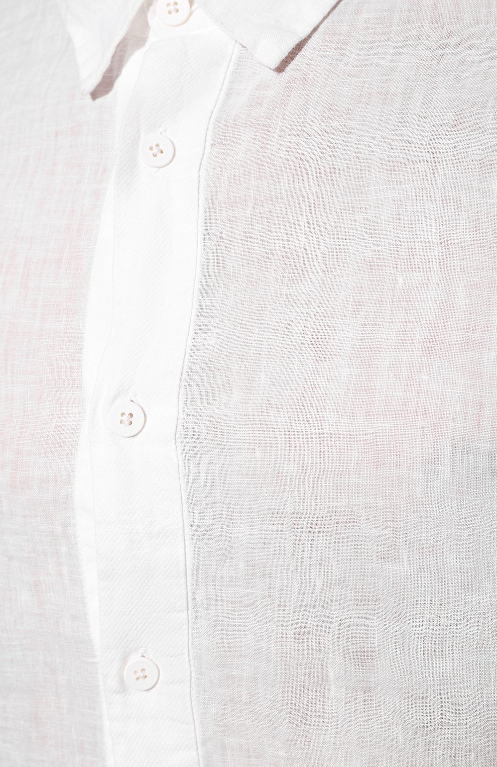 Рубашка изо льна и хлопка TRANSIT, арт. CFUTRQV312, фото 5