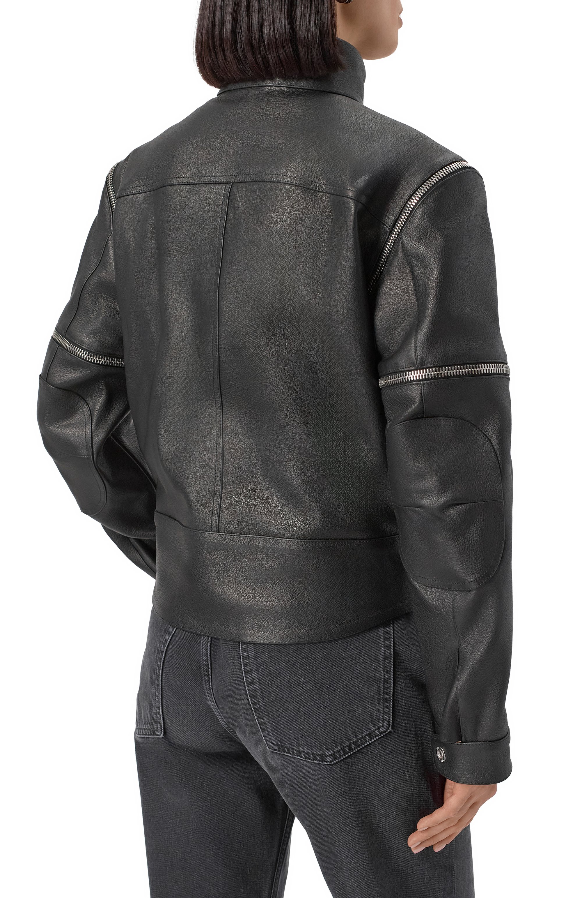 Кожаная куртка BLUMARINE, арт. 2L085A, фото 4