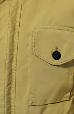 Мужская пуховик STONE ISLAND желтого цвета, арт. 751541649 | Фото 5 (Мужское Кросс-КТ: пуховик-короткий; Рукава: Длинные; Материал внешний: Синтетический материал; Материал сплава: Проставлено; Материал подклада: Синтетический материал; Драгоценные камни: Проставлено; Длина (верхняя одежда): Короткие; Материал утеплителя: Пух и перо; Стили: Кэжуэл)