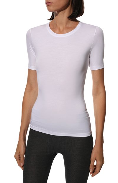 Футболка ZIMMERLI белого цвета по цене 10900 руб., арт. 700-3450, фото 3 Футболка ZIMMERLI, арт. 700-3450, фото 3