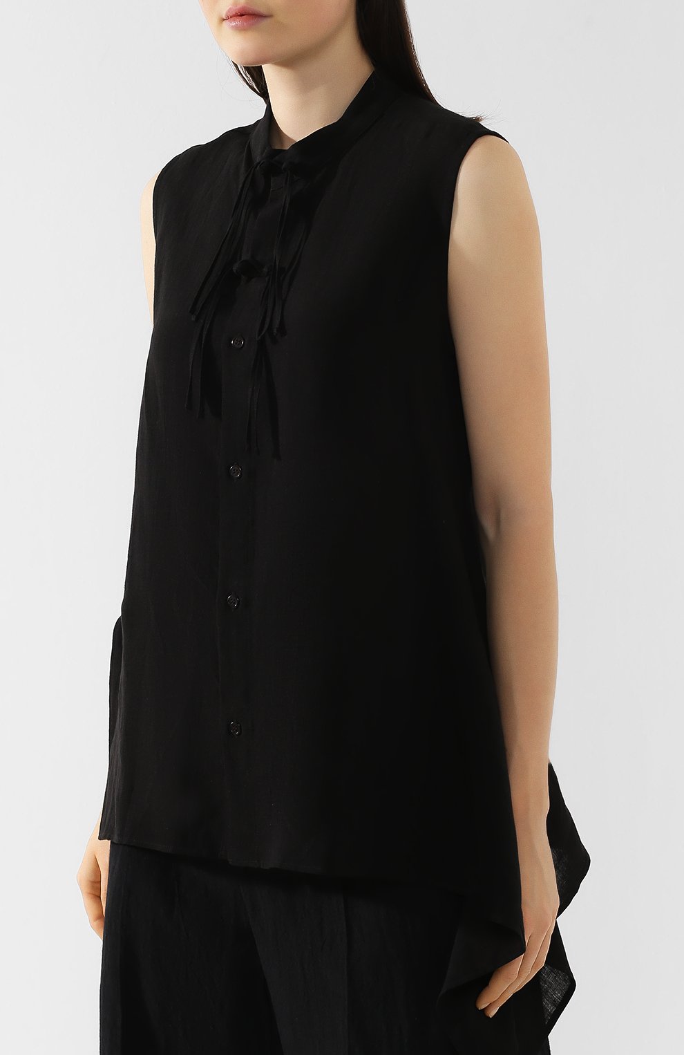 Льняной топ YOHJI YAMAMOTO, арт. FZ-B53-301, фото 3