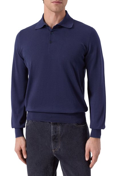 Хлопковое поло BRUNELLO CUCINELLI, арт. M29800135, фото 3