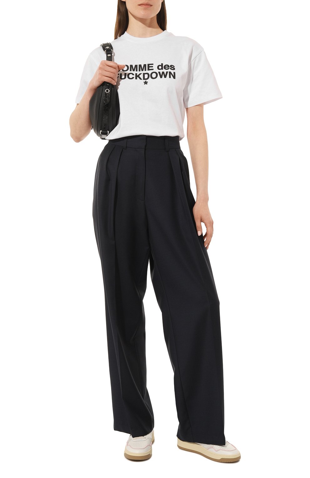 Хлопковая футболка COMME DES FUCKDOWN белого цвета по цене 7435 руб., арт. CDFD2098, фото 2 Хлопковая футболка COMME DES FUCKDOWN, арт. CDFD2098, фото 2