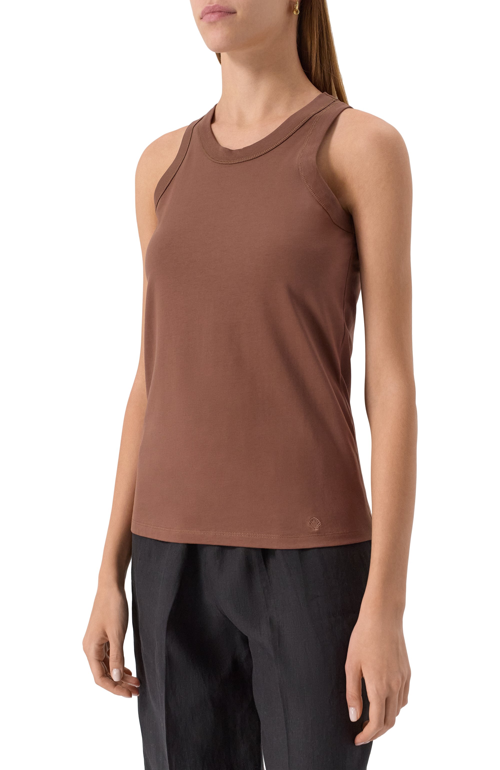 Хлопковая майка LOULOU DE SAISON, арт. P0S0, фото 3