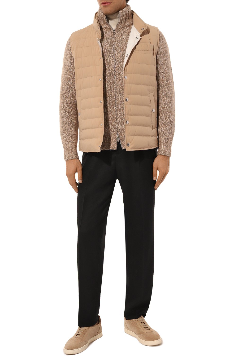 Шерстяные брюки BRUNELLO CUCINELLI, арт. ME226E1710, фото 2