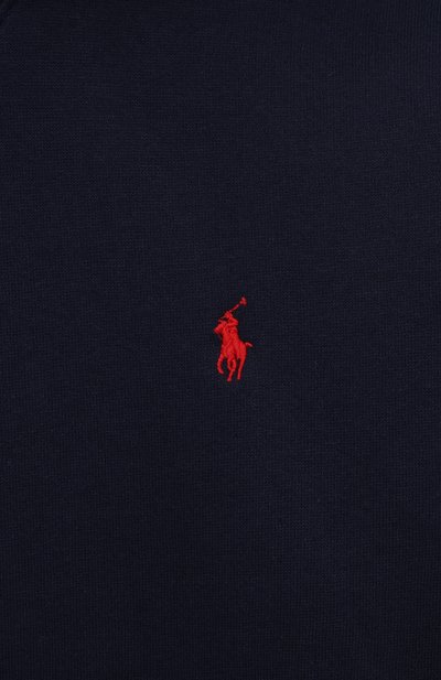 Хлопковое худи POLO RALPH LAUREN темно-синего цвета по цене 11150 руб., арт. 323749954001, фото 3 Хлопковое худи POLO RALPH LAUREN, арт. 323749954001, фото 3