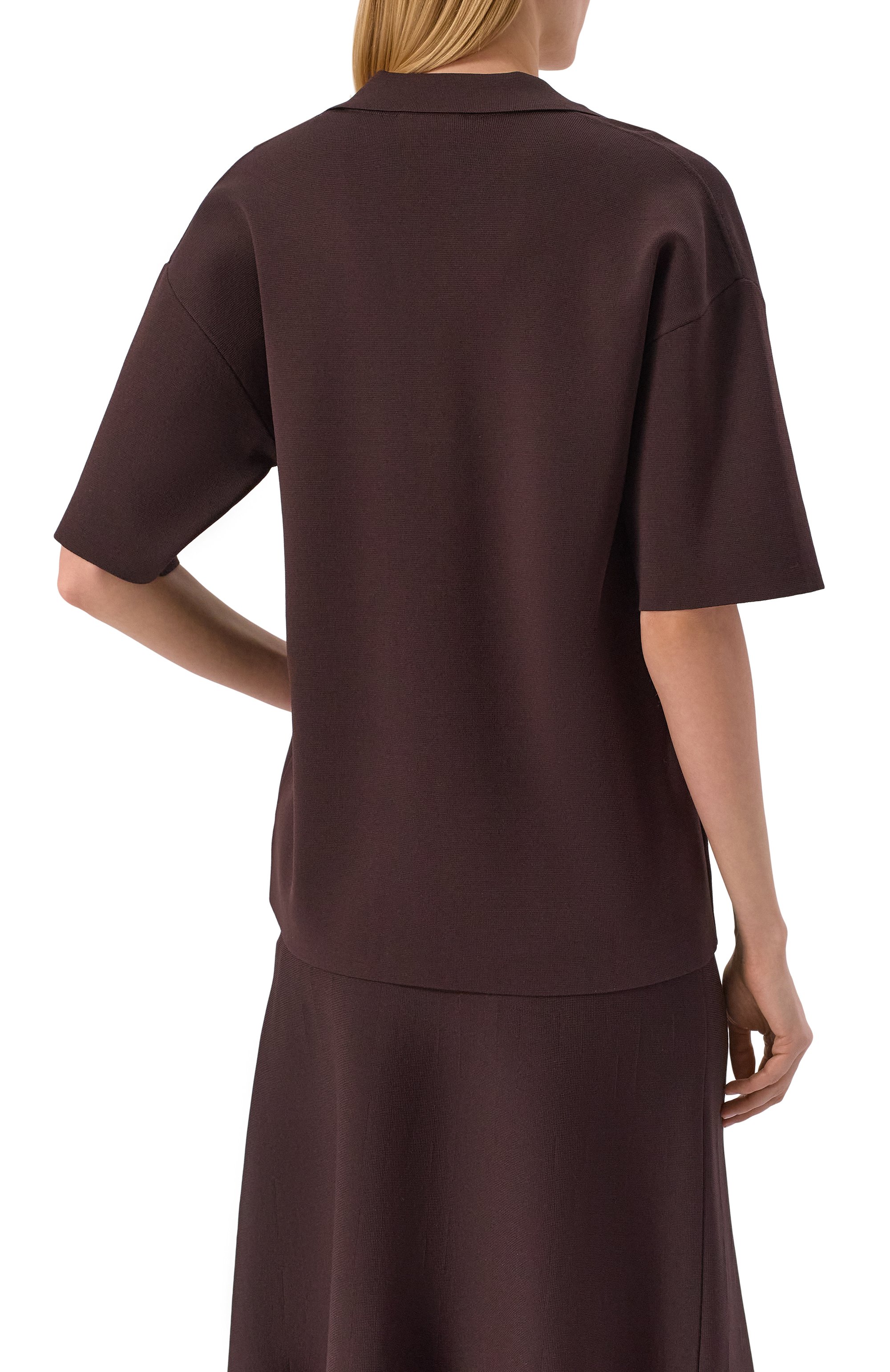 Поло из вискозы P.A.R.O.S.H., арт. D540982/R0MA26, фото 4