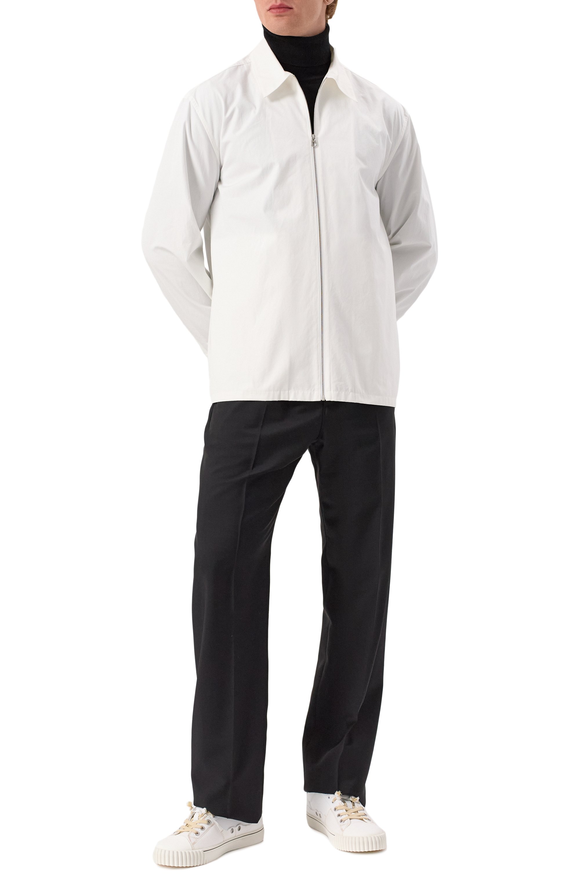 Хлопковая рубашка JIL SANDER, арт. J22DL0249/J45002, фото 2