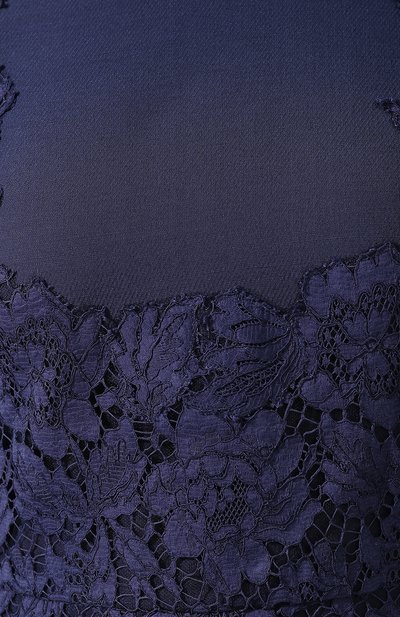 Кружевное платье VALENTINO синего цвета по цене 421500 руб., арт. RB3VAKN0360, фото 5 Кружевное платье VALENTINO, арт. RB3VAKN0360, фото 5