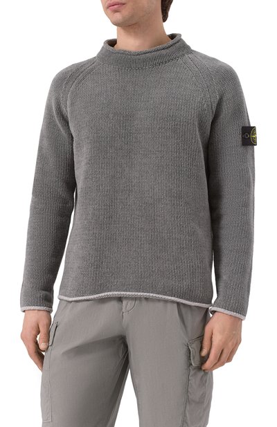 Хлопковый свитер STONE ISLAND, арт. 8115557A9, фото 3