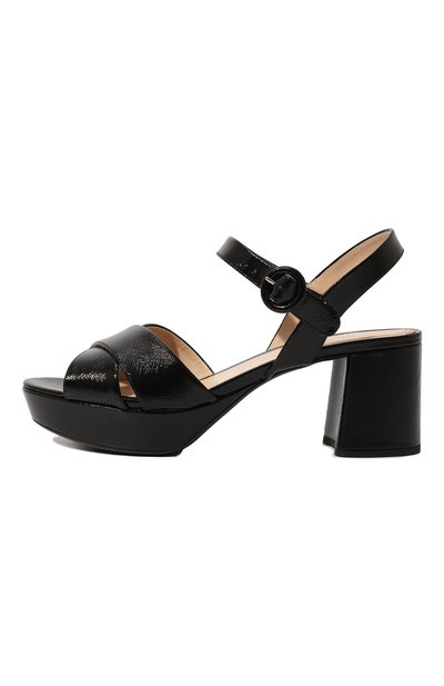 Кожаные босоножки PRADA, арт. 1XP890-3A9S-F0002-B065, фото 4