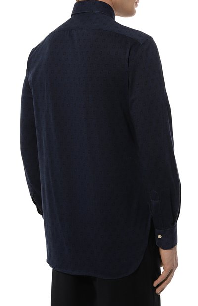 Хлопковая рубашка KITON, арт. UCIH06491, фото 4