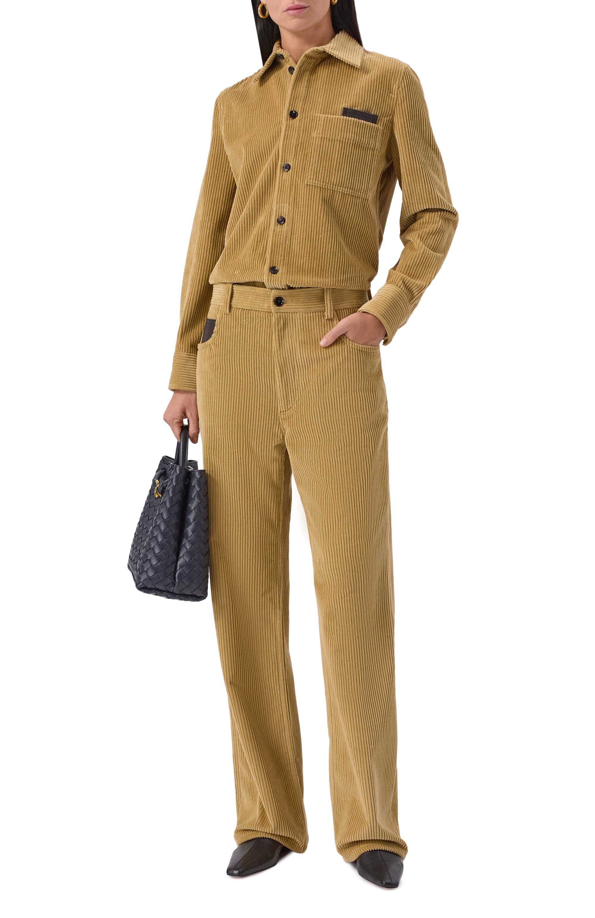 Вельветовые брюки BOTTEGA VENETA, арт. 845554/V4CY0, фото 2