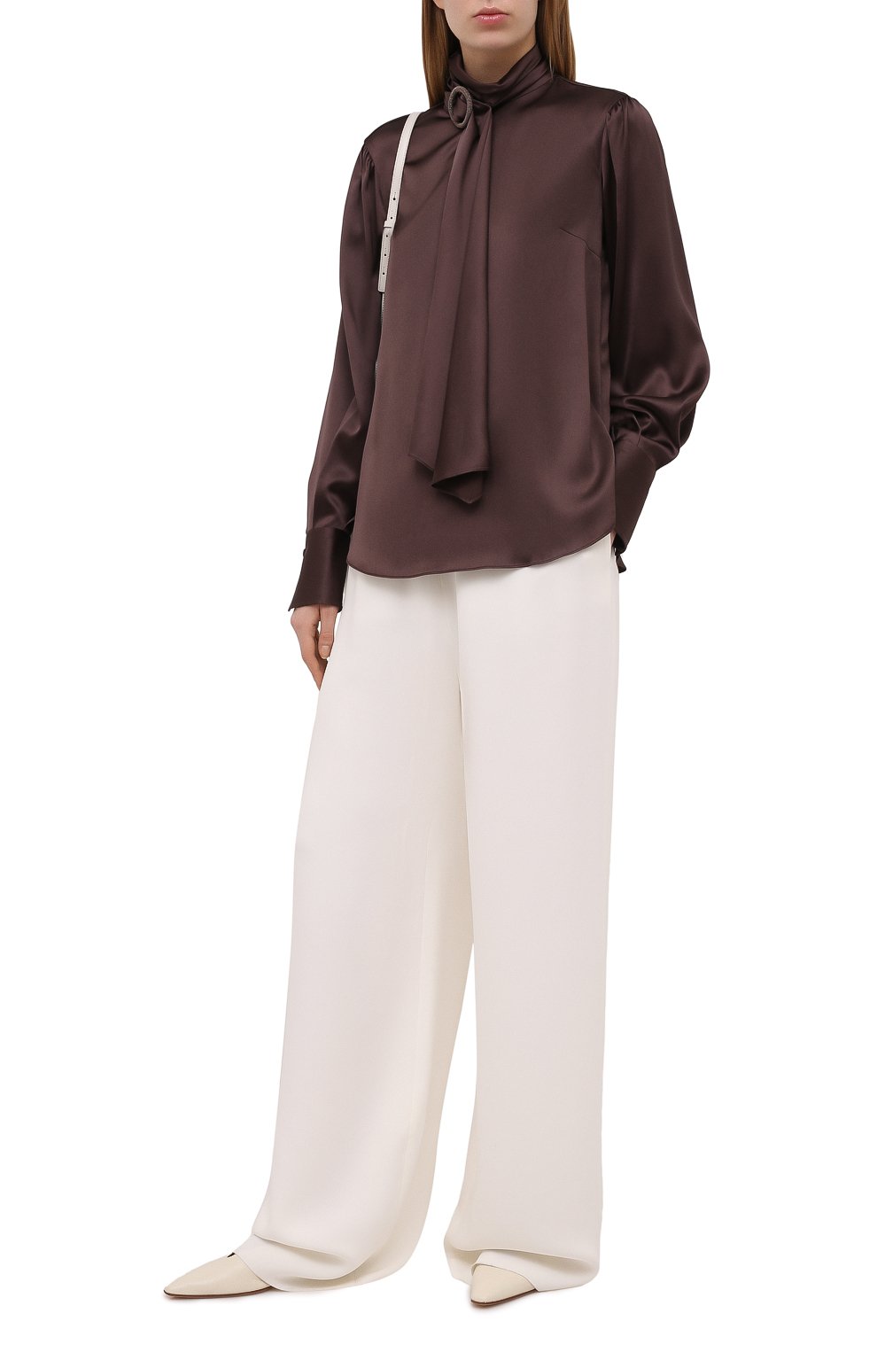 Атласная блузка BRUNELLO CUCINELLI, арт. M0C59D0814, фото 2