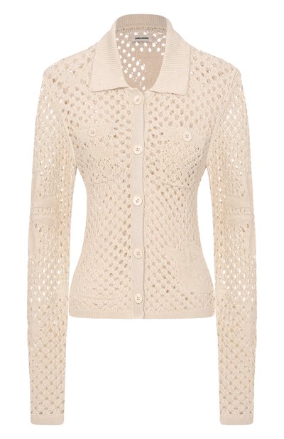 Женский кардиган изо льна и хлопка ZADIG AND VOLTAIRE, арт. KWCA01672