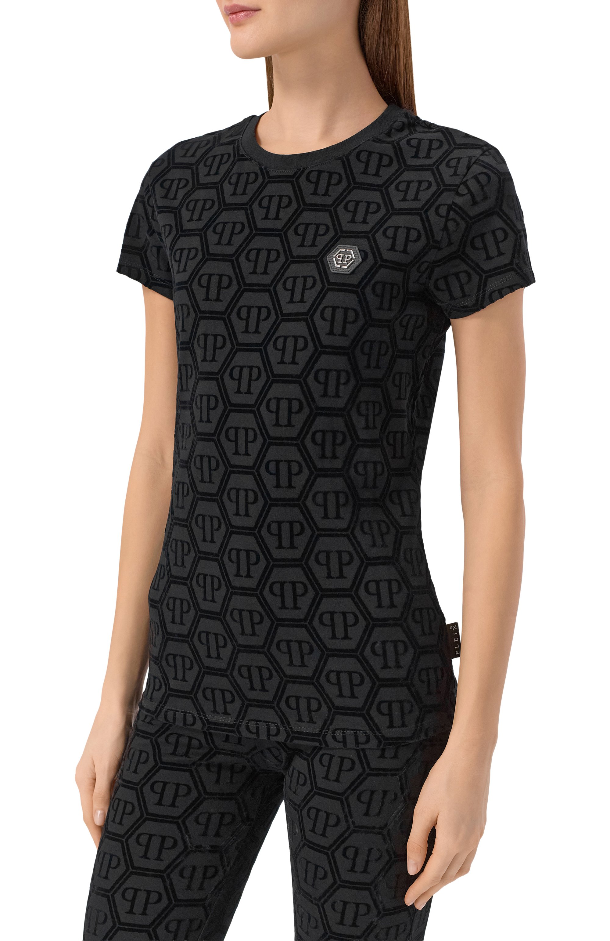 Хлопковая футболка PHILIPP PLEIN, арт. SAFC WTK3841 PJY002N, фото 3