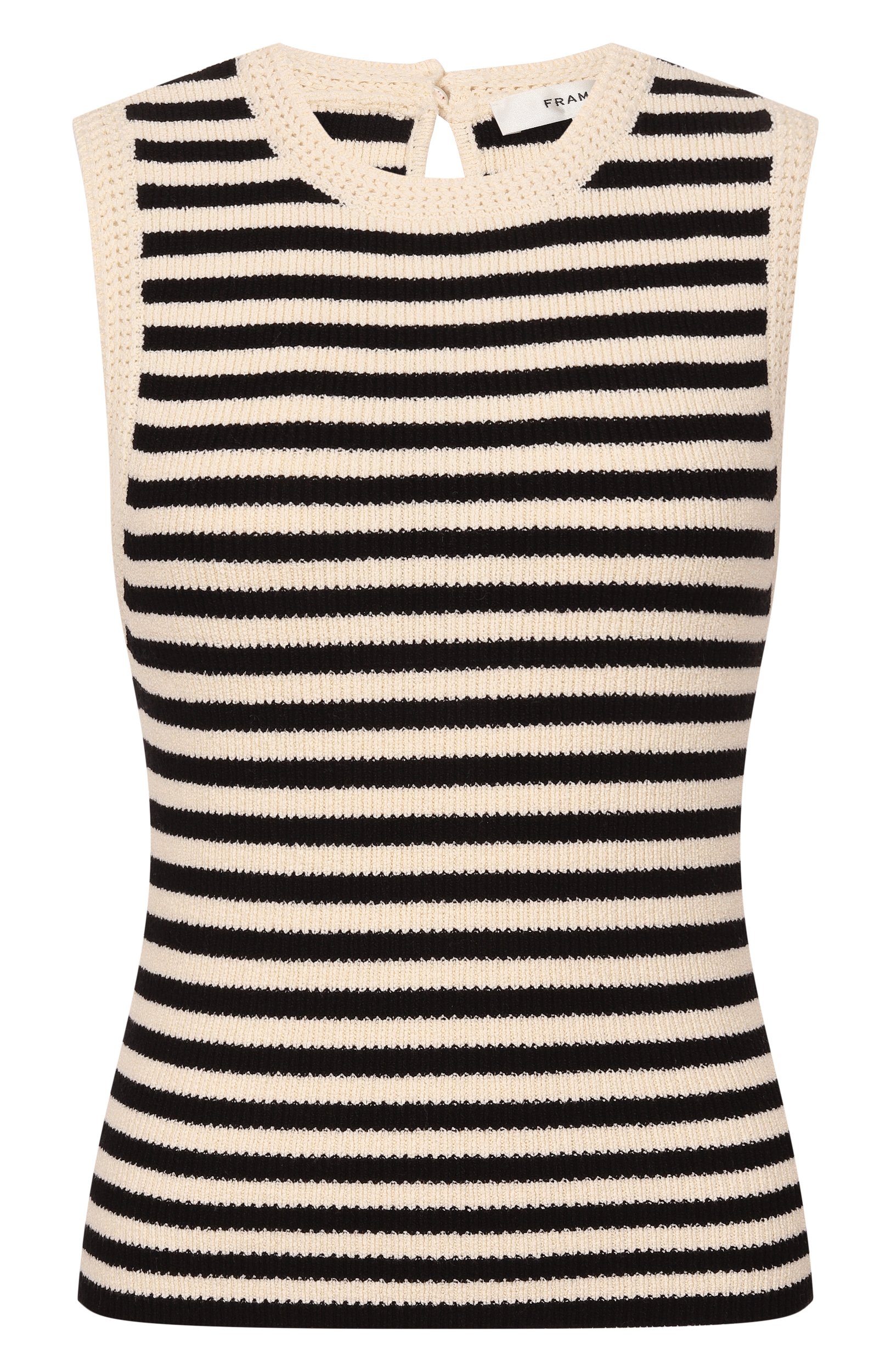 Хлопковый топ FRAME DENIM, арт. WE26KSW002/THE C0ASTAL STRIPE TANK, фото 1